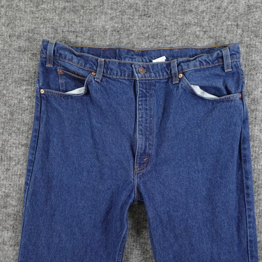 Vintage Levis 517 Orange Tab Jeans Mens 40X32 Blue Denim Boot Cut 90S‎ 39X31.5
